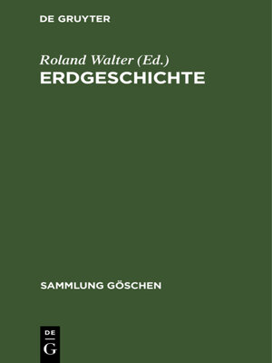 cover image of Erdgeschichte